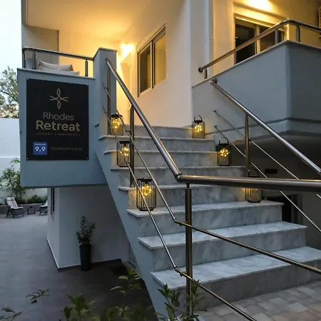 Apartmán Rhodes Retreat: Modern Comfort In Serene Luxury *