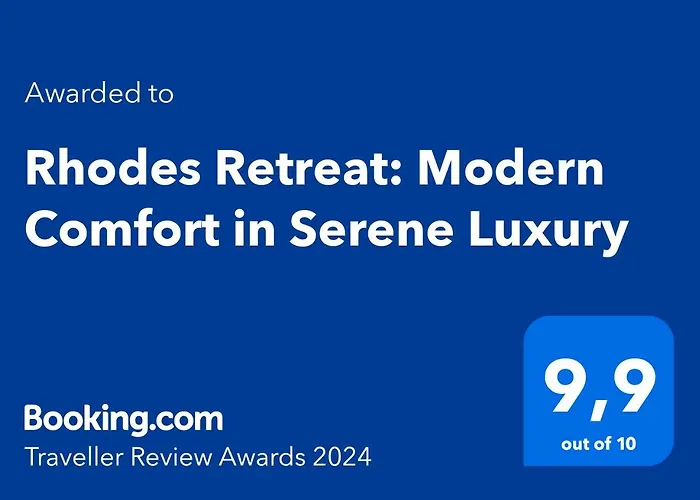 Rhodes Retreat: Modern Comfort In Serene Luxury * Rhodes City
