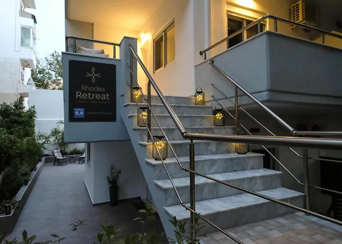 アパート Rhodes Retreat: Modern Comfort In Serene Luxury *